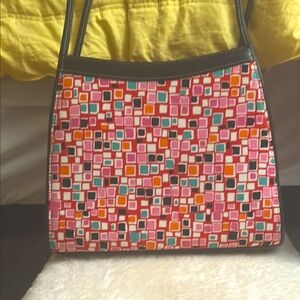 Colorful Geometric Patterned Women's Bag